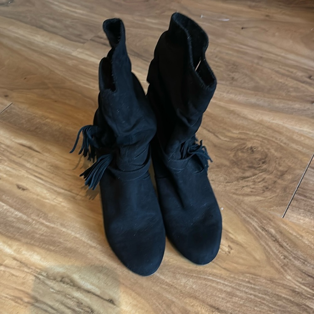 👠Black High Heel Boots